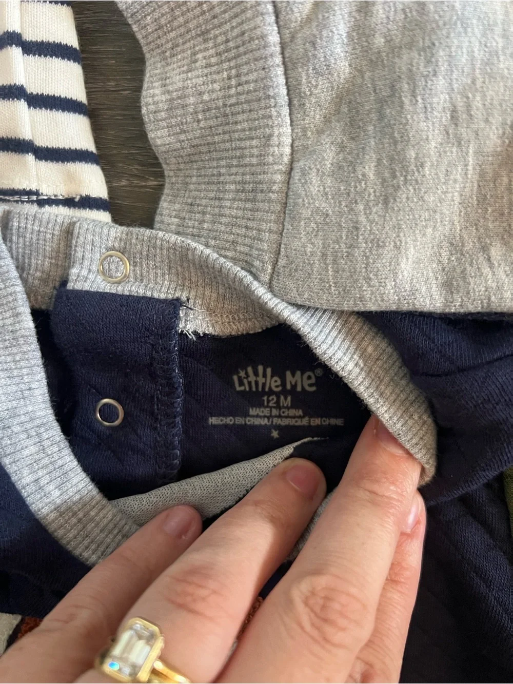 Little Me 12 Mo Football Outfit Bundle